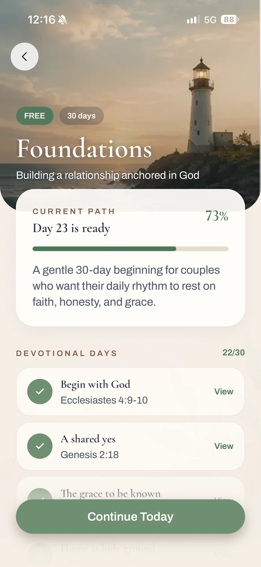 The Foundations series: a 30-day path with Day 23 ready